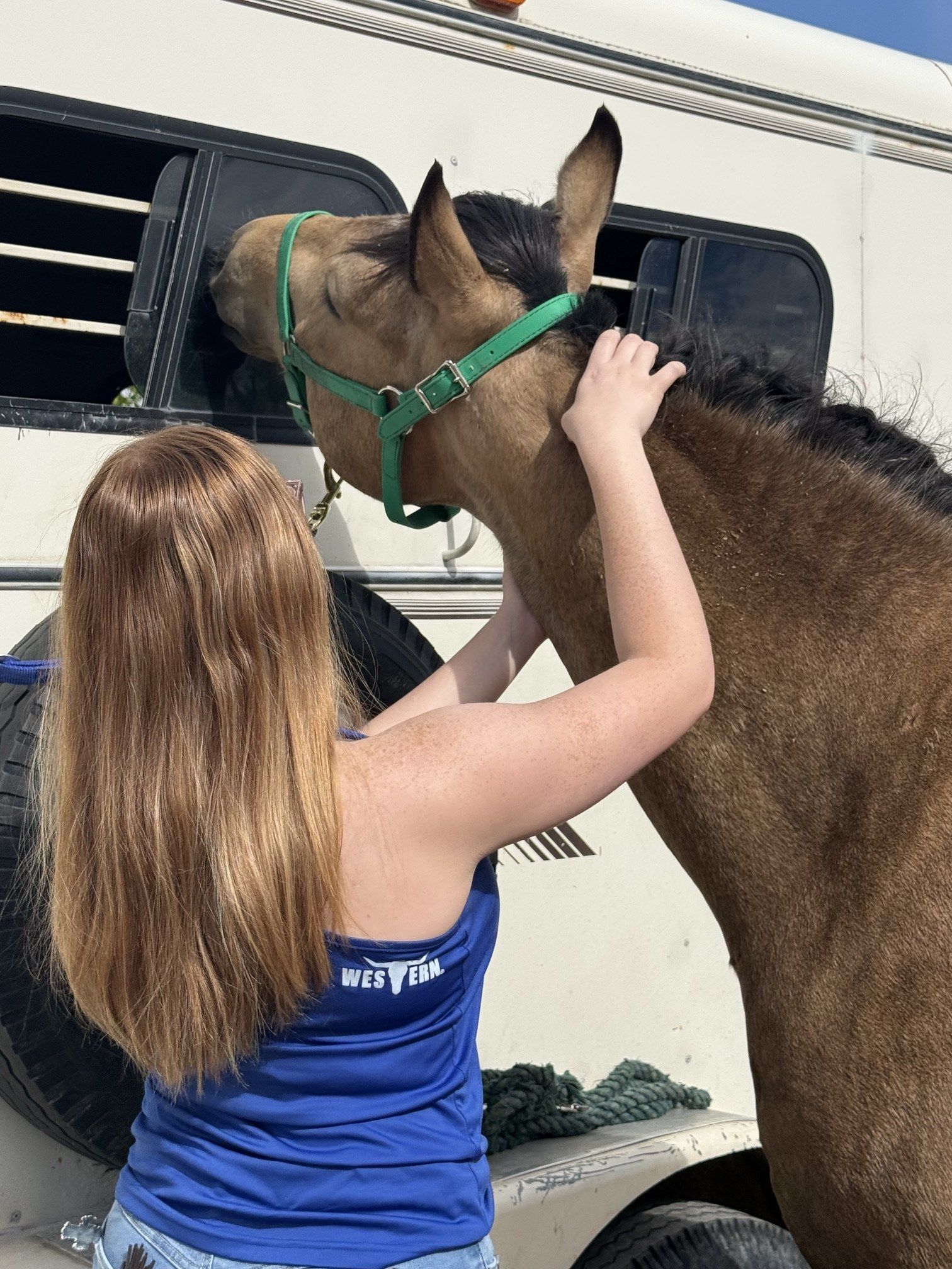 Tabitha with horse