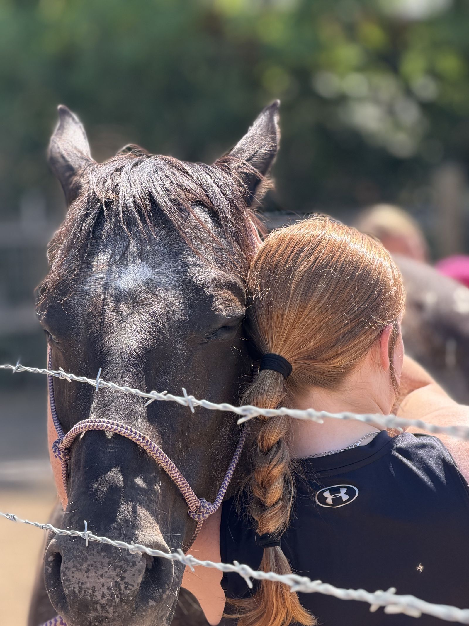 Tabitha Byrd, CESMT with horse